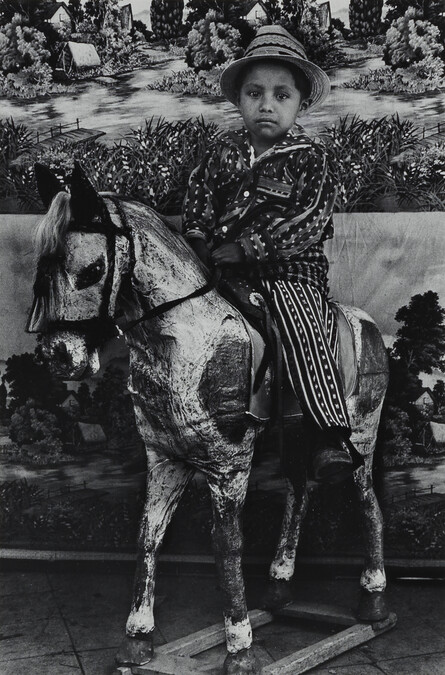Boy Astride Papier-Mache Horse, Solola, number 20, from the portfolio, Itinerant Images of Guatemala