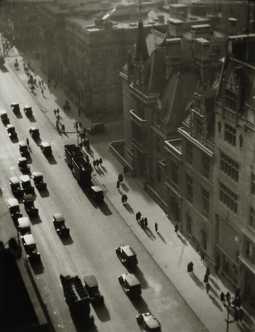 Misty Day on Fifth Avenue: from the portfolio Twenty-two Little Contact Prints from 1921-1929 Negatives