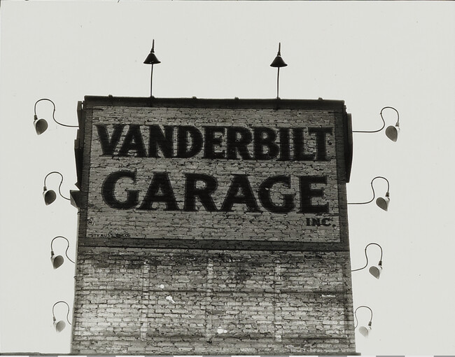 Vanderbilt Garage:  from the portfolio Twenty-two Little Contact Prints from 1921-1929.