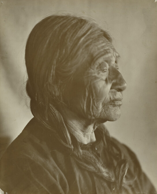Unidentified Nez Perce Man with Braided Hair
