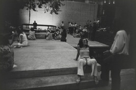 Women on Platform, number 11, from the portfolio Garry Winogrand