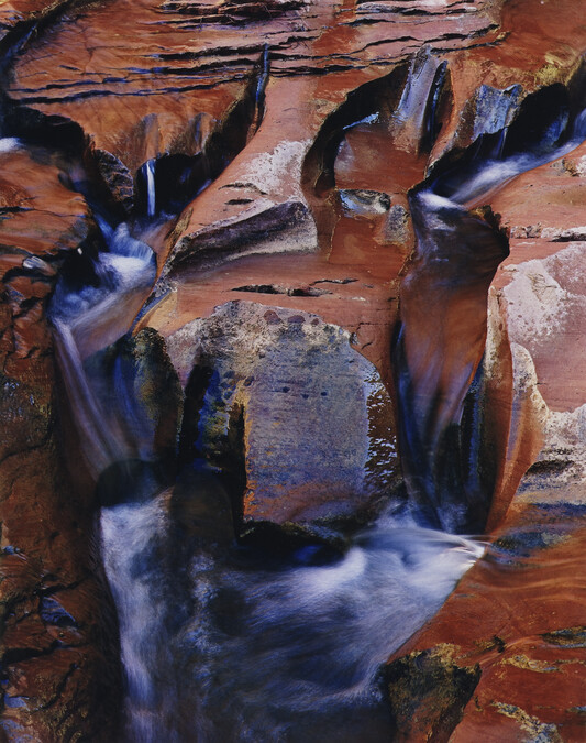 Rock-eroded stream bed, Coyote Gulch, Utah, August 14, 1971, number 9, from the portfolio Intimate Landscapes
