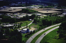 Brattleboro, Vermont, Farm Engulfed by Industrial Landscape