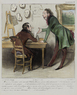Monsieur Daumier, votre série...est...charmante... (Mr. Daumier, your series...is...charming...), plate...