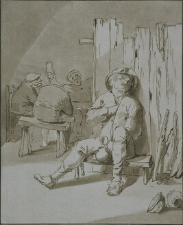 Dronken boer in herberg (Drunken Farmer in an Inn)