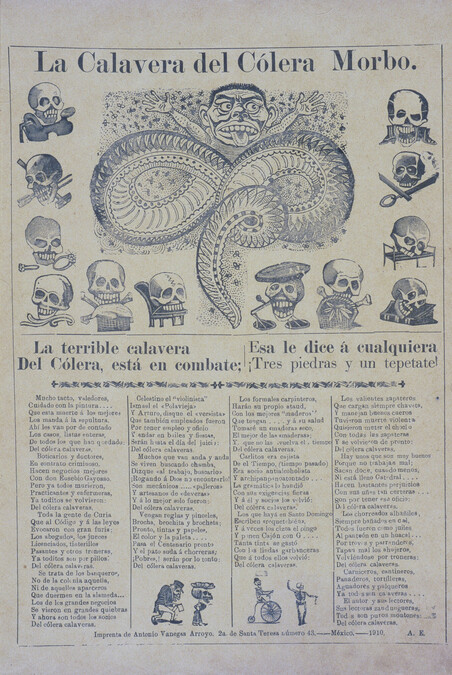 La Calavera del Colera Morbo (The Skulls of the Deadly Cholera)