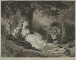 Una (Una and the Lion), from Spencer's Fairy Queen Book