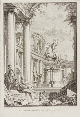 Roman Capricci with Figures