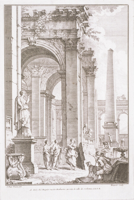 Roman Capricci with Figures