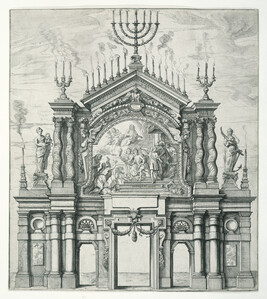 Triumphal Arch: Philip IV Appoints Ferdinand Governor of the Netherlands (Central Panel of the Stage in...