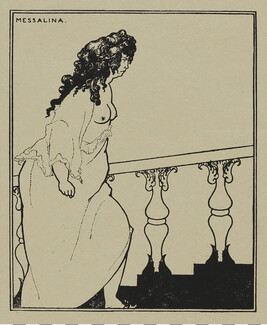 Messalina Returning from the Bath (Unpublished illustration for 