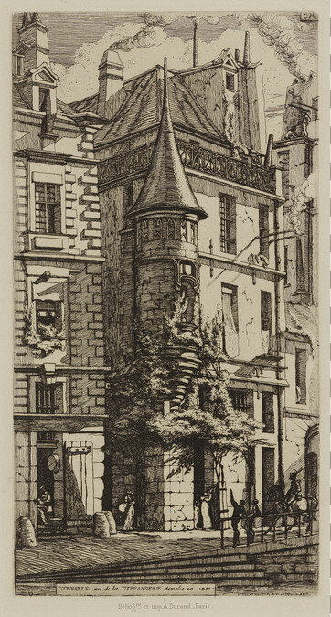 Tourelle, Rue de la Tixeranderie, Paris (House with a Turret, Rue de la Tixeranderie, Paris)