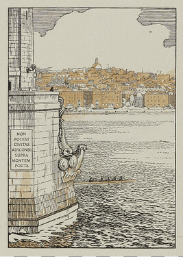 A View of Beacon Hill from the West Boston Bridge (greeting card)