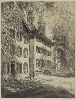 Dartmouth Hall.  Dartmouth College. (original set)