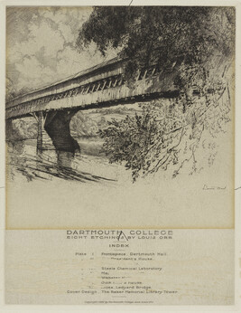 Ledyard Bridge, Index.  Dartmouth College (second set)