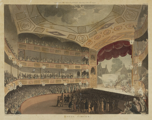 Royal Circus, from The Microcosm of London or London in Miniature