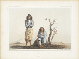 Cocopas, Indian Portraits, Plate 1, from the Report upon the Colorado River of the West, explored in...