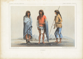 Yumas, Indian Portraits, Plate 2, from the Report upon the Colorado River of the West, explored in 1857...