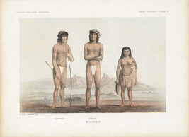 Mojaves, Indian Portraits, Plate 4, from the Report upon the Colorado River of the West, explored in...