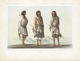 Moquis, Indian Portraits, Plate 6, from the Report upon the Colorado River of the West, explored in 1857...