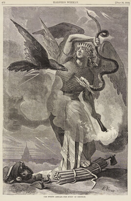 The Spirits Abroad - The Spirit of Disunion, from Harper's Weekly, July 28, 1860