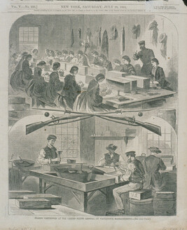 Filling Cartridges at the United States Arsenal, at Watertown, Massachusetts