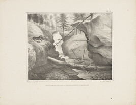 Gorge and Falls in Royalston, N. W. Part, plate 13 from the Final Report on the Geology of...