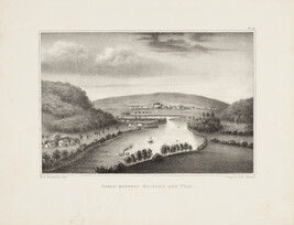 Gorge Between Holyoke and Tom, plate 4 from the Final Report on the Geology of Massachussets, Vol. I. by...