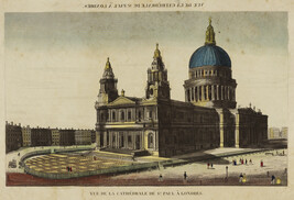 Vue de la Cathédrale de St. Paul à Londres (View of St. Paul's Cathedral in London) - Copy 1