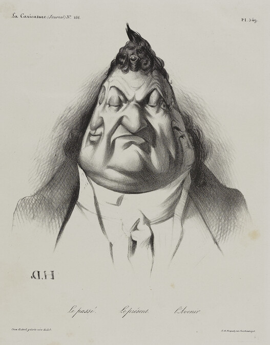 Le passé. Le présent. L'Avenir. (The Past, the Present, the Future), plate 349 in La Caricature