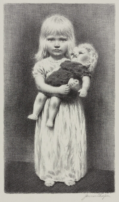 Little Girl With a Doll