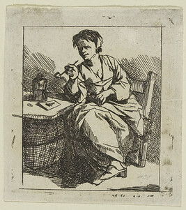 Die Raucherin (La Fumeuse; La Femme à la pipe; Woman Smoking)