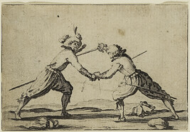 Le duel à l'épée (The Duel with Sword), from the series Capricci di varie figure (Les Caprices ; The...