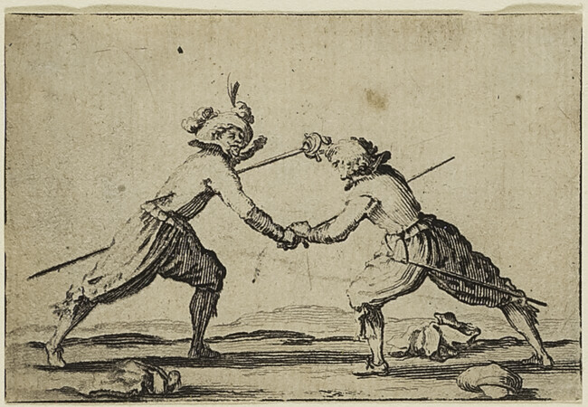 Le duel à l'épée (The Duel with Sword), from the series Capricci di varie figure (Les Caprices ; The Caprices series)