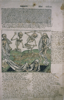 The Dance of Death, folio CCLXI recto, from the Nuremberg Chronicle