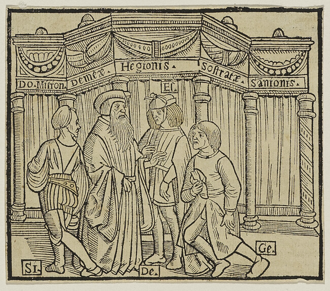 Four Men, from Terence Comoediae