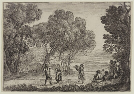 La danse sous les arbres (The Country Dance, small plate)