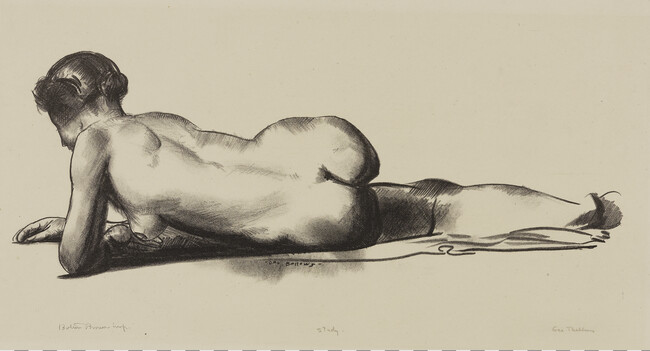 Nude Study, Woman Lying Prone