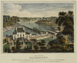 Fairmount, Plate 1 from Views of Philadelphia, and Its Vicinity