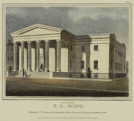 U. S. Mint, Plate 16 from Views of Philadelphia, and Its Vicinity