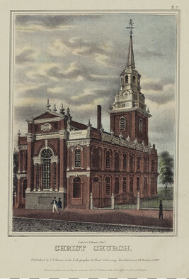 Christ Church, Plate 17 from Views of Philadelphia, and Its Vicinity