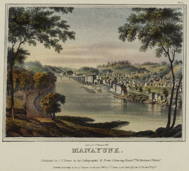 Manayunk, Plate 18 from Views of Philadelphia, and Its Vicinity