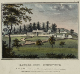 Laurel Hill Cemetery, Plate 20 from Views of Philadelphia, and Its Vicinity