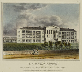 U. S. Naval Asylum, Plate 7 from Views of Philadelphia, and Its Vicinity