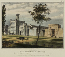 Moyamensing Prison, Plate 9 from Views of Philadelphia, and Its Vicinity