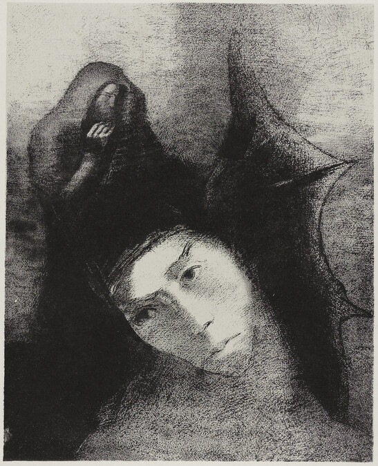 Il tombe dans l'abîme, la tête en bas (He Falls Head Foremost into the Abyss), plate 17 from a series of illustrations for La Tentation de Saint Antoine (The Temptation of Saint Anthony) by Gustave Flaubert, 3rd version