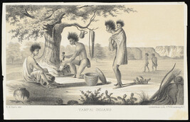 Yampai Indians, Plate 17, from the Report of an Expedition down the Zuni and Colorado Rivers, by Captain...