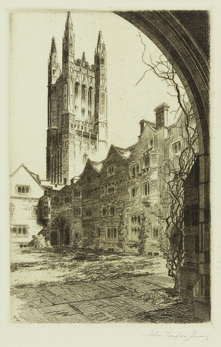 Cleveland Tower, Graduate College, Princeton (No. 3 from the portfolio 
