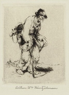 Beggar Walking Towards the Right (Mendiant marchant vers la droite)