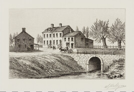 The Old Stone Bridge Tavern and Garden at Broadway and Canal Streets, number 4, from the portfolio Old...